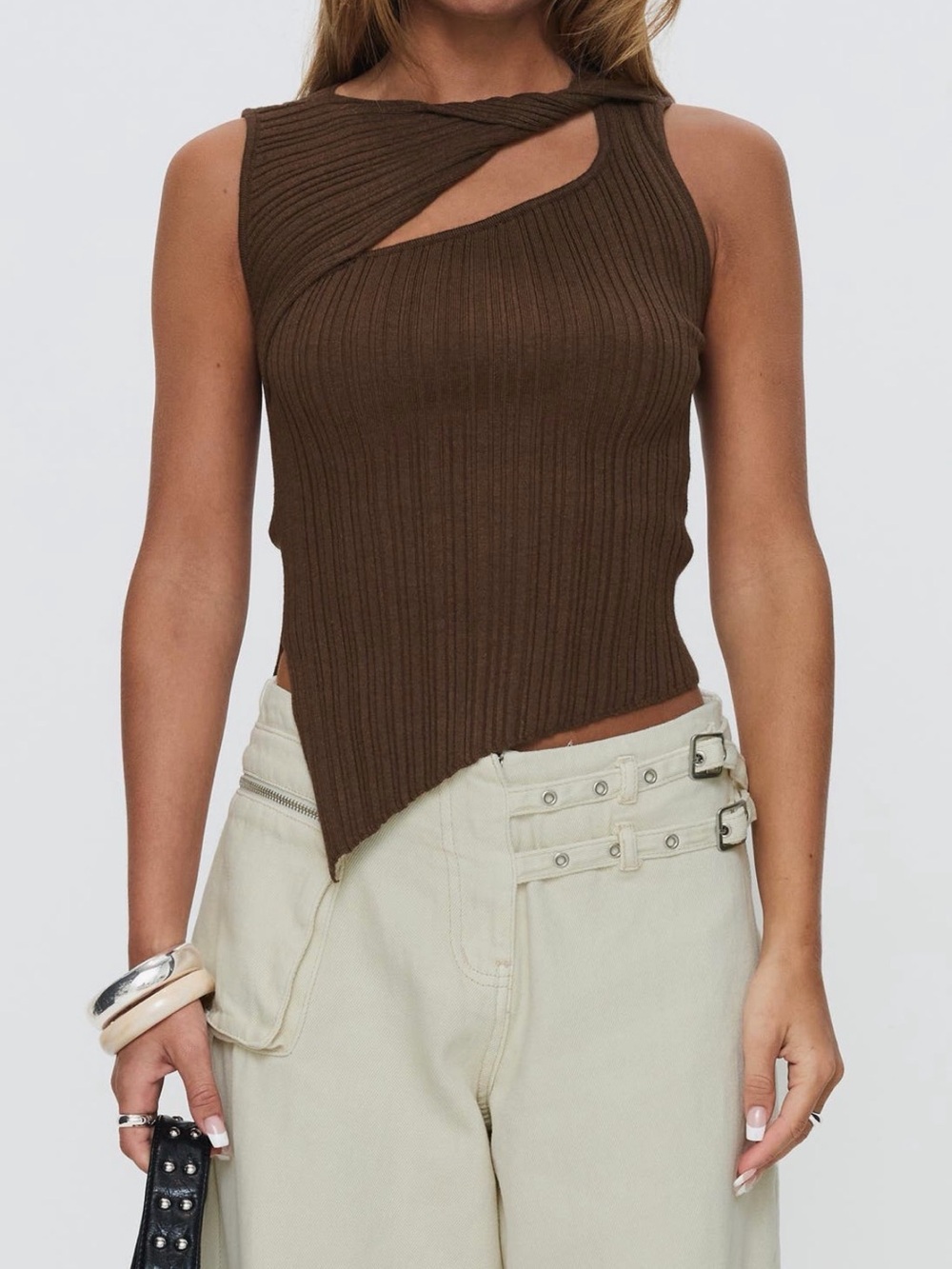 Princess Polly Sleeveless Cutout Top